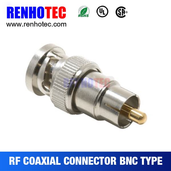 BNC Male to RCA Male Connector to Screw Terminal Adapters
